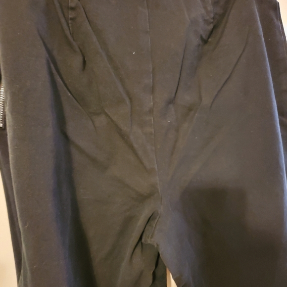 Lane Bryant pants sz 14W, black cotton,side zipper. EUC - Picture 3 of 6